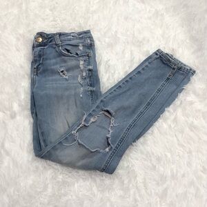 Zara Trafaluc Distressed Ripped‎ Jeans 2